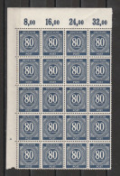 Allemagne 1946 : Timbres Yvert & Tellier N° 25 En Feuille D'époque ( 20 Timbres + Bord De Feuille ). - Postfris