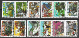 TIMBRE N° 778 A 589 - SERIE   - ADHESIF  -  FETES ET TRADITIONS DE NOS REGIONS    - OBLITERE  - 2011 - Used Stamps