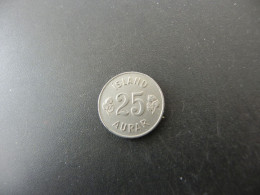 Iceland 25 Aurar 1959 - Iceland