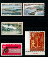 V - COTE D'IVOIRE - Année 1963 : Poste Aérienne PA 26 à 30 - (5 Timbres Tous NSC **) - Costa De Marfil (1960-...)