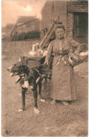 CPA Carte Postale Belgique Bruxelles Laitière Attelage Avec Chien   1908 VM80644ok - Spannen