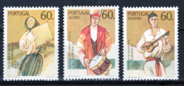 (alm10) EUROPA CEPT  Xx MNH  PORTUGAL ACORES MADERE MADEIRA Music Musique Tambour Guitare Tambourin - Musique