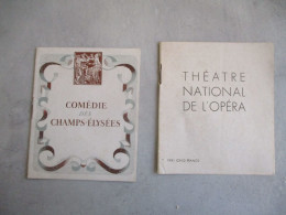 PROGRAMME THEATRE LOT DE 9 - Programme