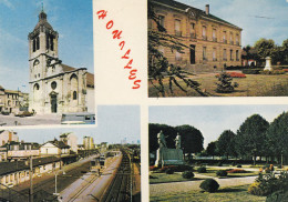 HOUILLES (Yvelines): Multivues - Gare, église, Mairie, Square - Houilles