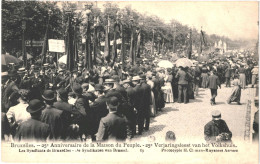 CPA Carte Postale Belgique Bruxelles  25me Anniversaire De La Maison Du Peuple Les Syndicats De Bxl  VM80646 - Fiestas, Celebraciones