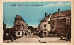 CPA  (49)   BAUGE  Rue Victor Hugo Et Rue René Dornoy - Sonstige & Ohne Zuordnung