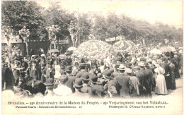 CPA Carte Postale Belgique Bruxelles 25me Anniversaire De La Maison Du Peuple Parasol Fleuris  VM80648 - Feiern, Ereignisse