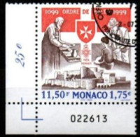 MONACO   -  1999 .  Y&T N° 2215 Oblitéré.  Ordre De Malte - Usati