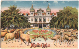 CPA SOUVENIR DE MONTE-CARLO  (MONACO) - Otros & Sin Clasificación