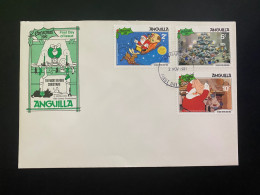 FDC Anguilla - 02/11/1981 - Walt Disney - Christmas - Disney