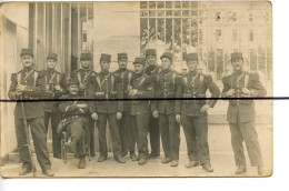 Carte Photo Militaire CPA D07. Saint Agrève. Soldats Qui Posent Pour La Photo - Saint Agrève