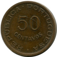 50 CENTAVOS 1974 PORTUGAL MOSAMBIK MOZAMBIQUE Münze #M10232.D.A - Portugal