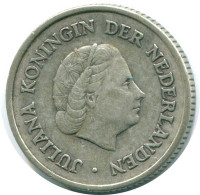 1/4 GULDEN 1960 NIEDERLÄNDISCHE ANTILLEN SILBER Koloniale Münze #NL11079.4.D.A - Antille Olandesi