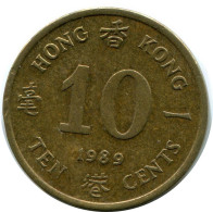 10 CENTS 1989 HONG KONG Pièce #AY612.F.A - Hong Kong