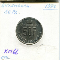 50 FRANCS 1990 LUXEMBURG LUXEMBOURG Münze #AT253.D.A - Luxembourg