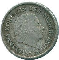 1/10 GULDEN 1963 NIEDERLÄNDISCHE ANTILLEN SILBER Koloniale Münze #NL12607.3.D.A - Antille Olandesi