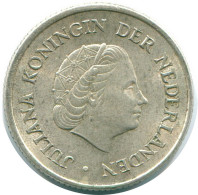1/4 GULDEN 1967 NETHERLANDS ANTILLES SILVER Colonial Coin #NL11500.4.U.A - Antille Olandesi