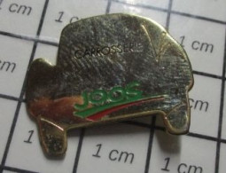 1818c Pin's Pins / Beau Et Rare / MARQUES / SILHOUETTE DE VOITURE CARROSSERIE JOOS - Marche