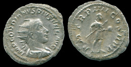GORDIAN III AR ANTONINIANUS ROME AD 241 P M TR P IIII COS II P P #ANC13142.38.E.A - Der Soldatenkaiser (die Militärkrise) (235 / 284)