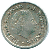 1/10 GULDEN 1957 NIEDERLÄNDISCHE ANTILLEN SILBER Koloniale Münze #NL12172.3.D.A - Antille Olandesi