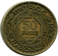 50 FRANCS 1951 MOROCCO Münze #AP237.D.A - Marruecos