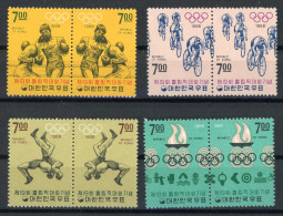 Südkorea 4 Paare 628-35 Postfrisch Olympia 1968 #ID211 - Korea (...-1945)