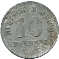 10 PFENNIG 1917 A DEUTSCHLAND Münze GERMANY #AE533.D.A - 10 Pfennig