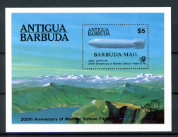 Antigua Und Barbuda Block 72 Postfrisch Zeppelin #GO521 - Antigua Et Barbuda (1981-...)