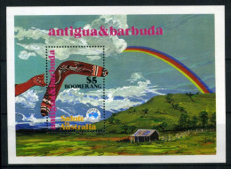 Antigua Und Barbuda Block 82 Postfrisch Philatelie #HK213 - Antigua En Barbuda (1981-...)