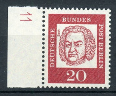 Berlin DS Bedeutende Deutsche 204 DZ 11 Postfrisch #JE859 - Unused Stamps