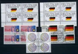 Bund 5 Verschiedene 4er Blöcke Zentrischer Gestempelt #HK095 - Collections