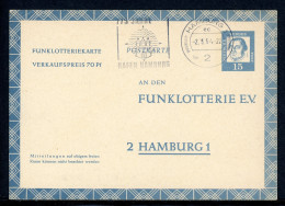 Bund Funklotterie-Postkarte FP 10 Gestempelt #HO584 - Autres & Non Classés