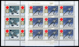 Jugoslawien KB 1447-1448 Postfrisch Olympiade #ID095 - Other & Unclassified