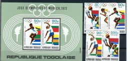 Togo 930-934, Block 65 Postfrisch Olympia #ID315 - Togo (1960-...)
