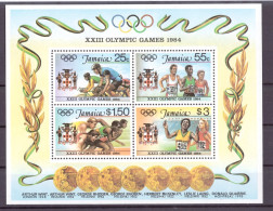 Jamaika 585-588 Postfrisch Olympia 1984 Los Angeles #HL117 - Giamaica (1962-...)