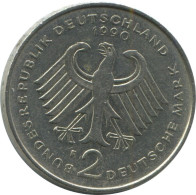 2 DM 1990 F K.SCHUMACHER BRD DEUTSCHLAND Münze GERMANY #AG257.3.D.A - 2 Mark