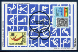 Bolivien Block 100 Postfrisch Olympia 1980 #HL266 - Bolivien