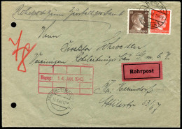 Berliner Postgeschichte, 1943, 786, 787, Brief - Lettres & Documents