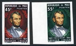 Mali 103-104 Geschnitten Postfrisch Abraham Lincoln #HC022 - Mali (1959-...)