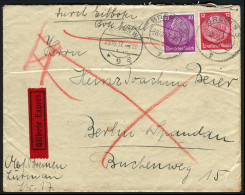 Berliner Postgeschichte, 1937, 519, 524, Brief - Storia Postale