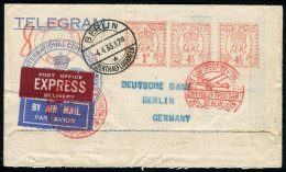 Berliner Postgeschichte, 1933, England, Brief - Cartas & Documentos