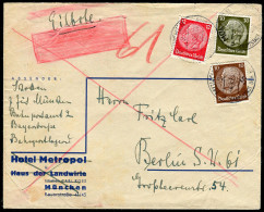 Berliner Postgeschichte, 1938, 518, 519, 523, Brief - Brieven En Documenten