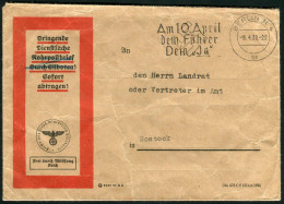 Deutsches Reich, 1938, Frei Abl, Brief - Altri & Non Classificati