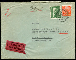 Berliner Postgeschichte, 1938, 517, 670, Brief - Cartas & Documentos