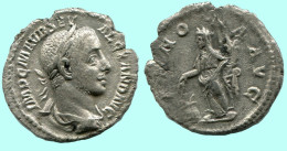 SEVERUS ALEXANDER AR DENARIUS 222AD ANNONA AVG ANNONA STANDING #ANC12307.78.F.A - La Dinastía De Los Severos (193 / 235)