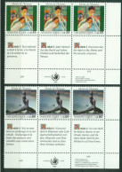 Bm UN Geneva (UNO) 1990 MiNr 192-193 Zf (in 3 Languages Se-tenant) MNH | Declaration Of Human Rights #kar-1005-3 - Neufs