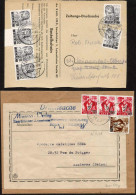 Saar, 1948, 230+232(3) - 226(6), Brief - Sonstige & Ohne Zuordnung