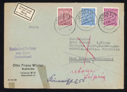 SBZ - Westsachsen, 1945, 136 Xb, 133Ya, 134Y, Brief - Otros & Sin Clasificación