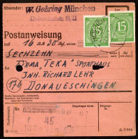 Gemeinschaftsausgaben, 1947, 922 (2), Brief - Sonstige & Ohne Zuordnung