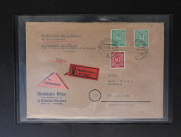 Gemeinschaftsausgaben, 1947, 936(2) + 933, Brief - Sonstige & Ohne Zuordnung